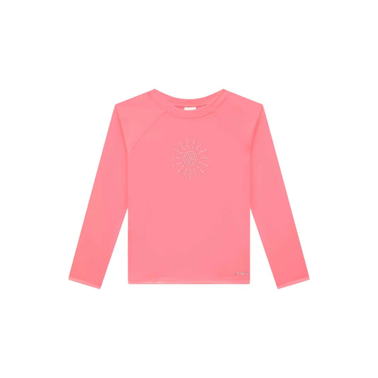 Rashguard Manga Larga de Niña con Detalles