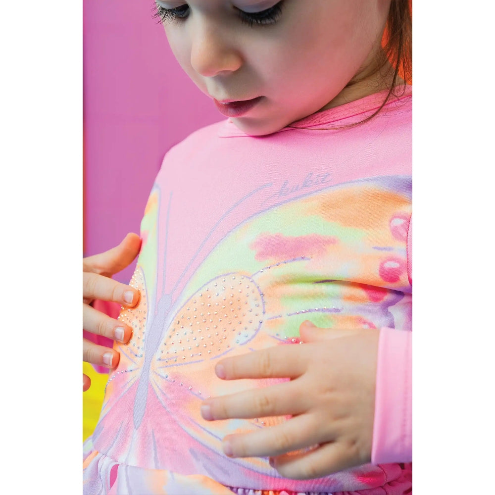 Vestido de Baño Manga Larga de Mariposa