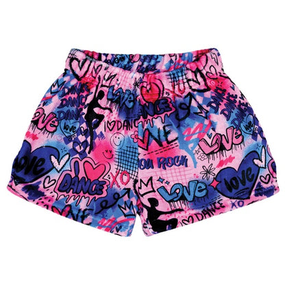 Shorts Peludos - Dance Talla