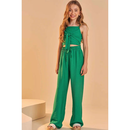 Conjunto de Top Y Pantalon Largo