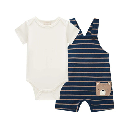 Overall / Body Manga Corta de Osito
