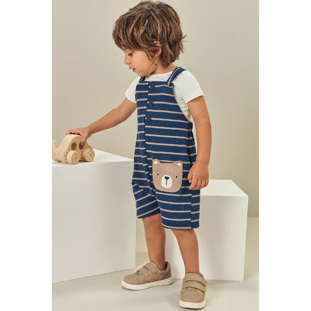 Overall / Body Manga Corta de Osito