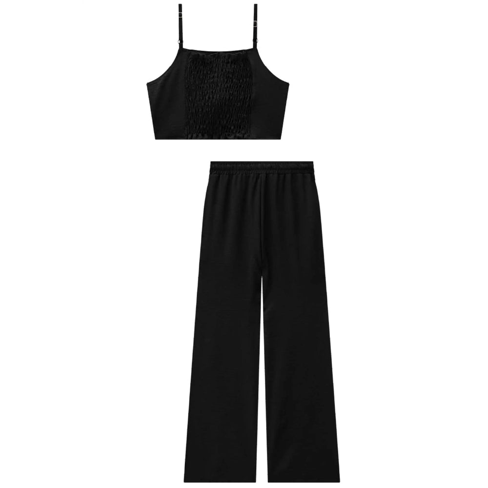 Conjunto de Top Y Pantalon Largo