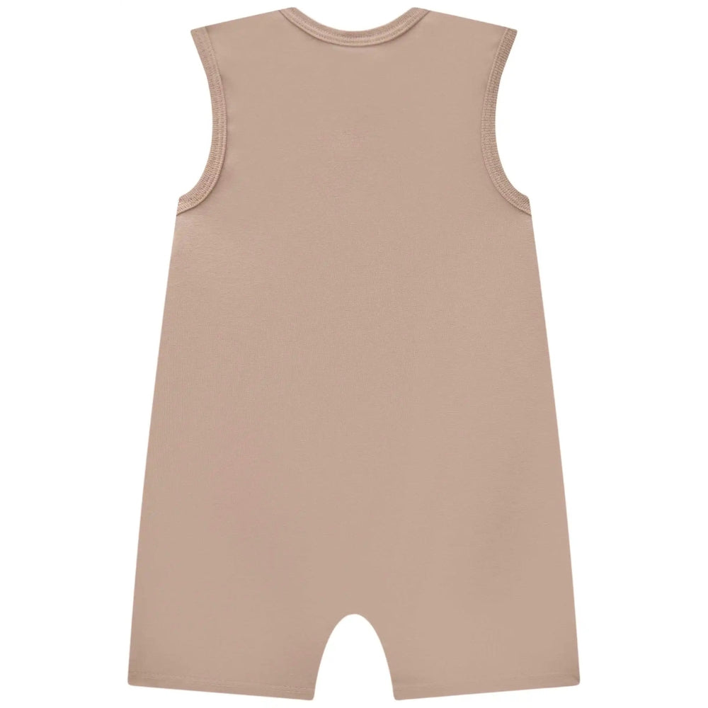 Enterizo sin Mangas y Babero de Perritos