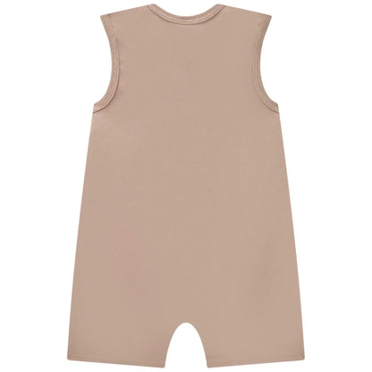 Enterizo sin Mangas y Babero de Perritos