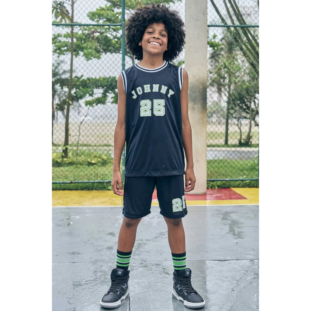 Conjunto Deportivo Camisa sin Mangas y Short