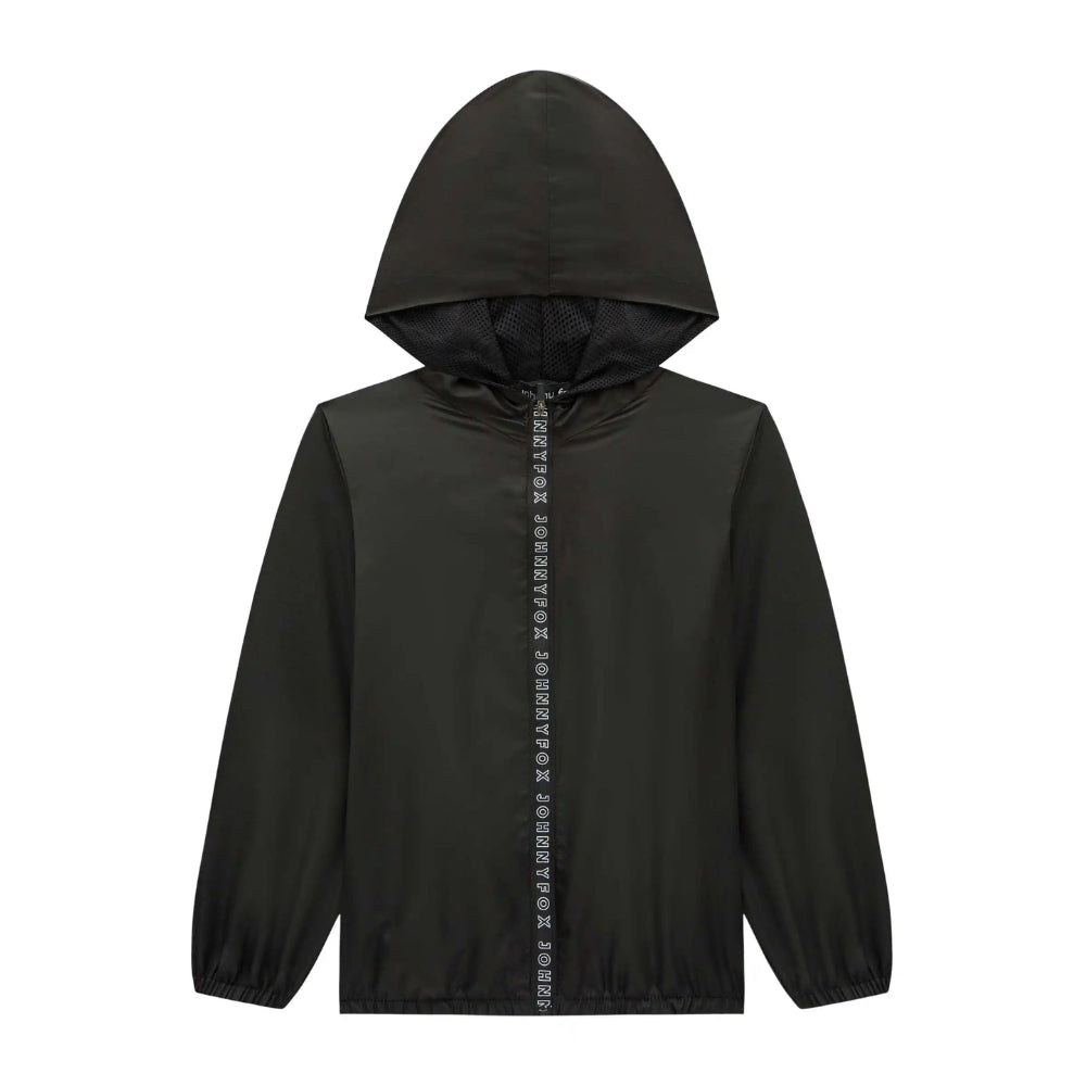 Jacket Negro con Capucha