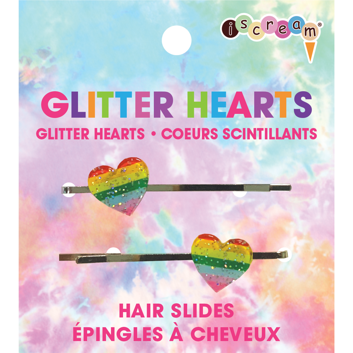 Ganchitos Glitter Hearts