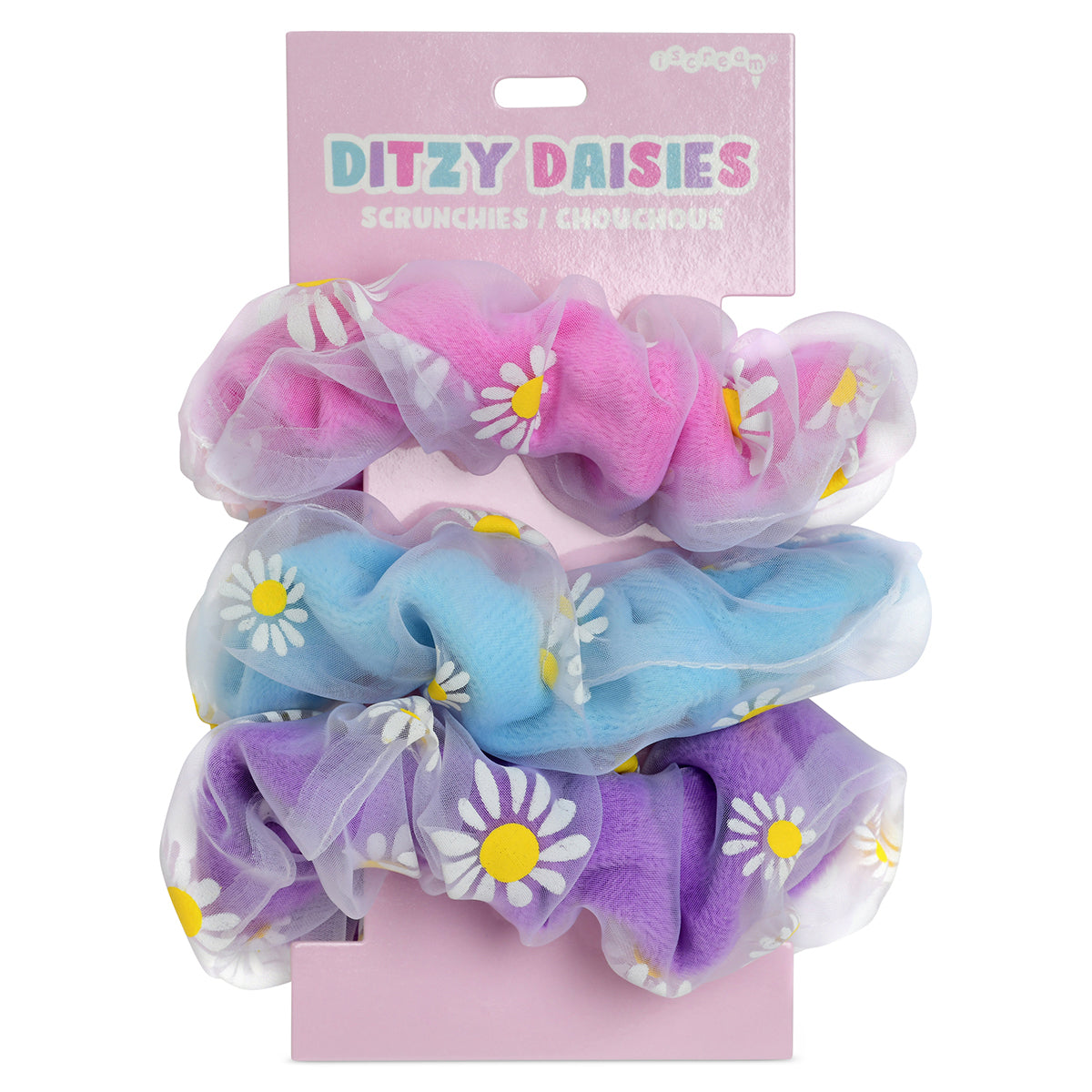 Scrunchies Set de 3 Daisies