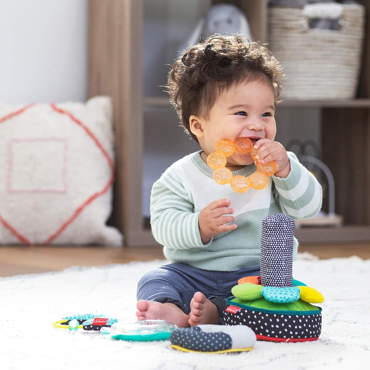 Aros Sensoriales para Apilar con Texturas