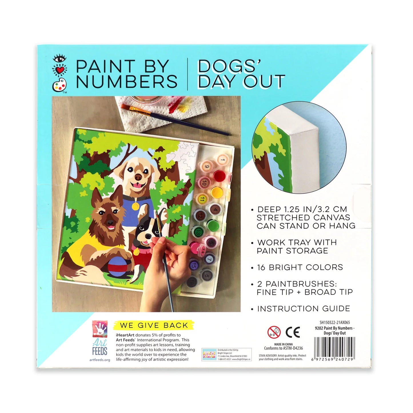iHeartArt Paint by Numbers Dogs' Day Out - Pinta por Numeros Perros