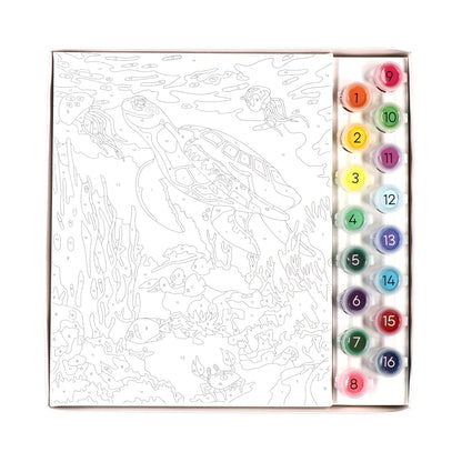iHeartArt Paint By Numbers Amazing Ocean - Pinta por Números Oceano
