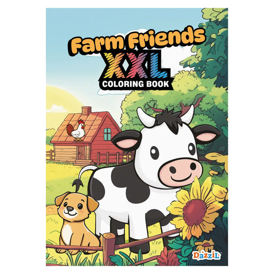 Farm Friends XXL Coloring Book - Libro de Pintar XXL Animales Granja