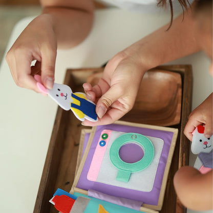Libro Interactivo de Tela - Rabbit / Conejito