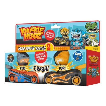 Knuckle Heads Wolf Vs Cat - Set de 2 Carritos Chocones