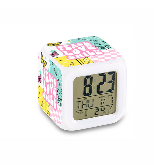 Reloj Alarma que Cambia de Color
