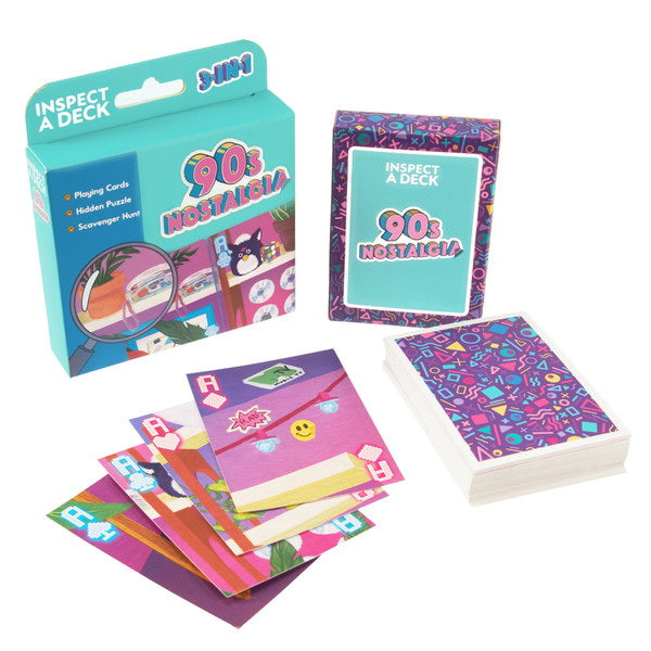 Inspect-a-Deck: 90s Nostalgia - Deck de Carta de los 90s