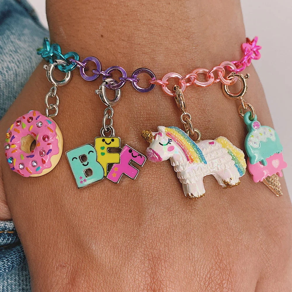 Chain Bracelet Rainbow - Pulcera de Cadena Arcoiris