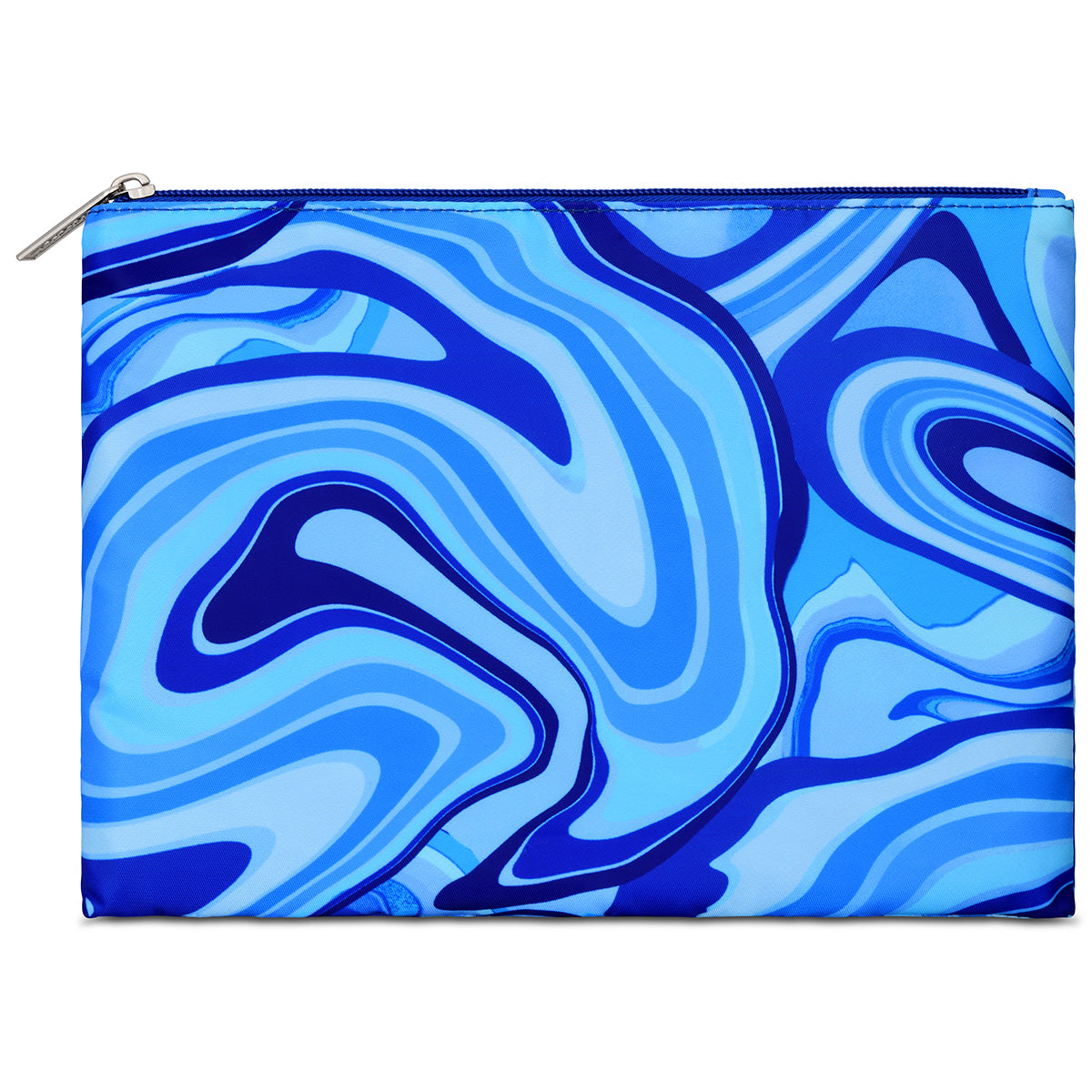 Set de 3 Cosmetiqueras Color Swirl Azul