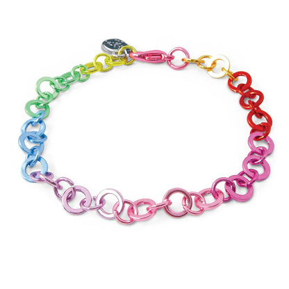 Chain Bracelet Rainbow - Pulcera de Cadena Arcoiris
