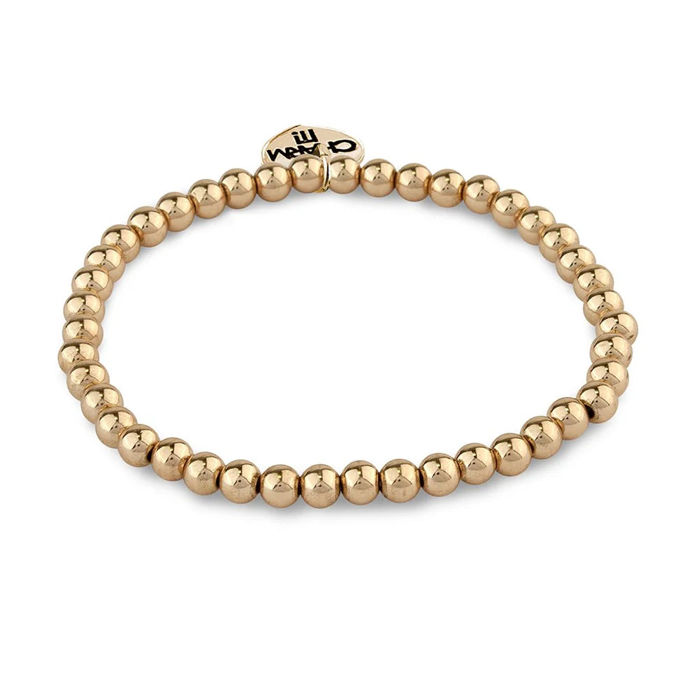 Gold Bead Bracelet - Pulcera Dorada