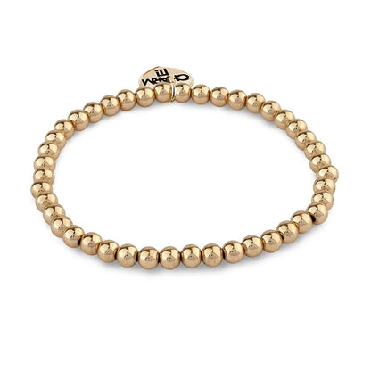 Gold Bead Bracelet - Pulcera Dorada