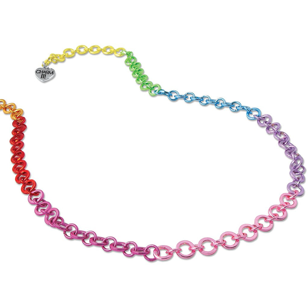 Charm it! Rainbow Chain Necklace - Collar Arcoiris