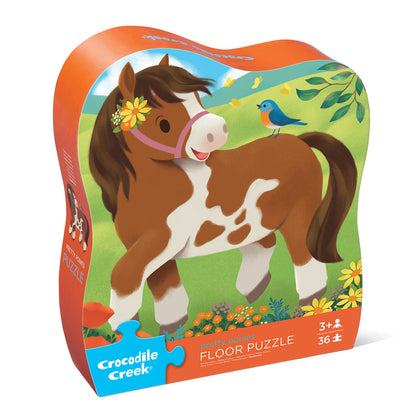 36-pc Floor Puzzle - Pretty Ponies