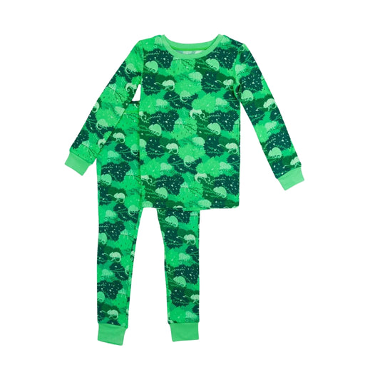 Pijama Camo Verde 2 Piezas / Long Sleeve Pajama Set
