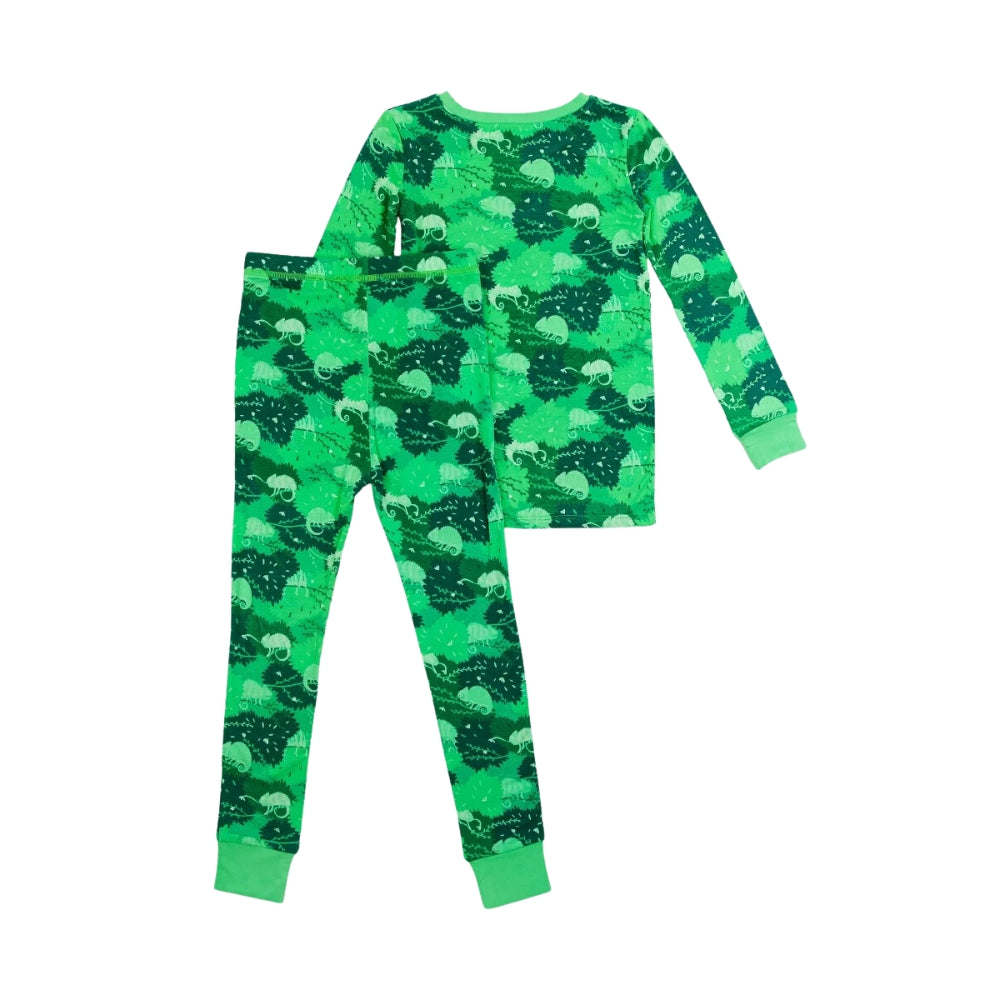 Pijama Camo Verde 2 Piezas / Long Sleeve Pajama Set
