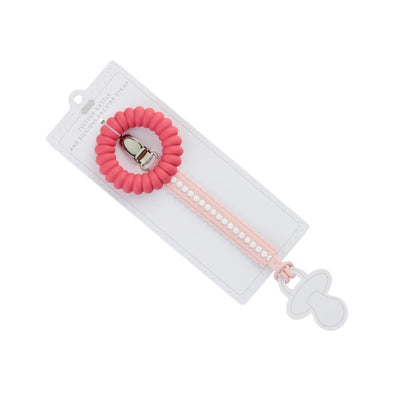 Hot Pink Pacy Strap & Teether Set