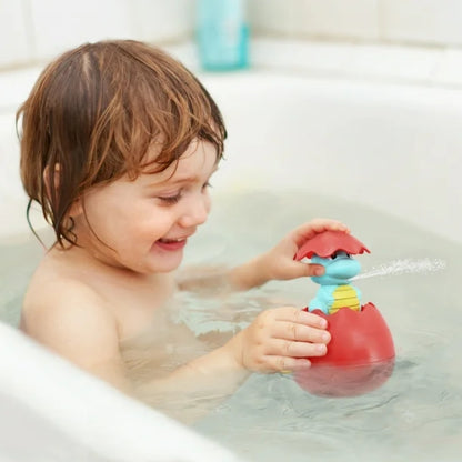 Red Pop-Up Dino Bath Toy / Juguete de Dino de Baño que Salta