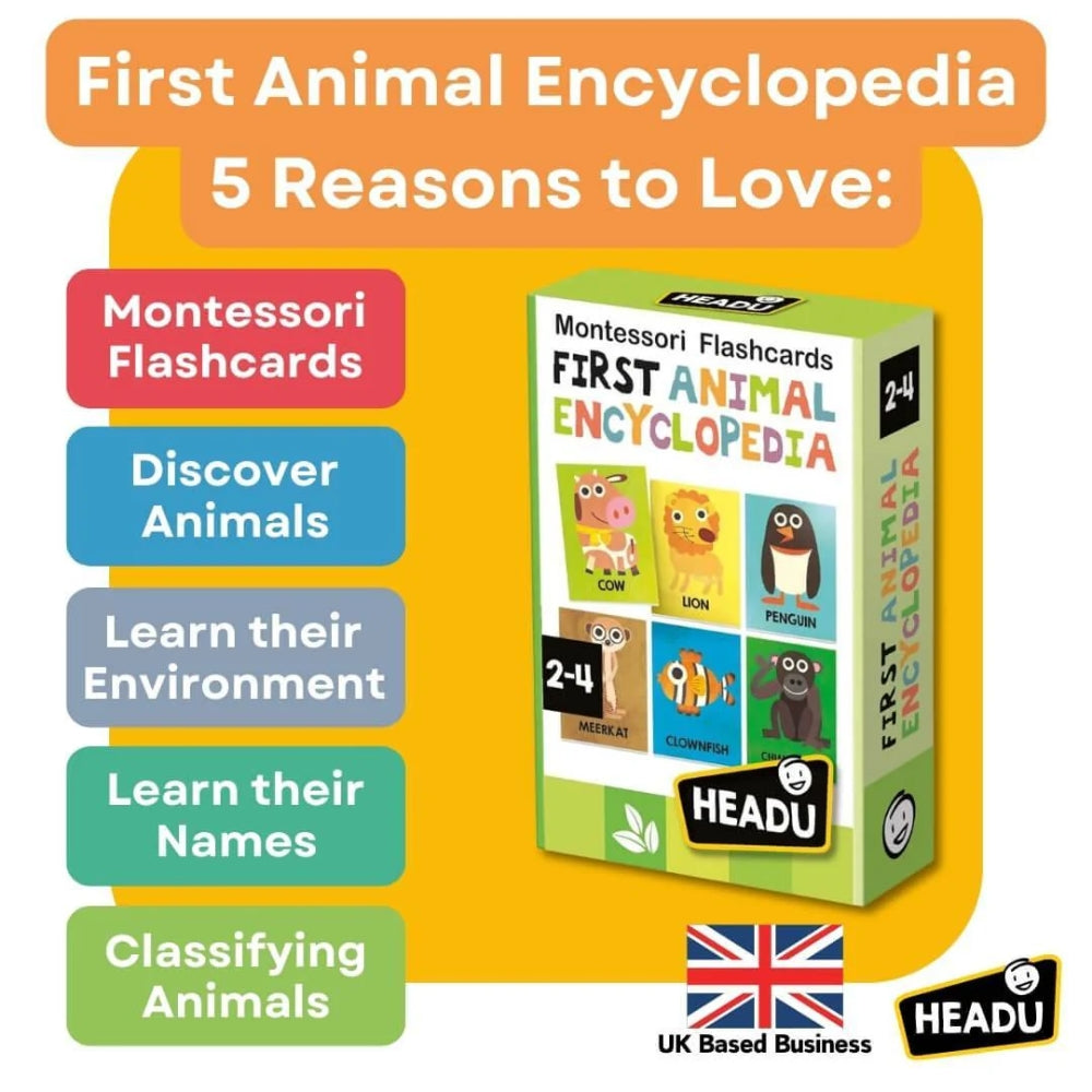 Montessori Flashcards First Animal Encyclopedia - Tarjetas Montessori Enciclopedia Animal