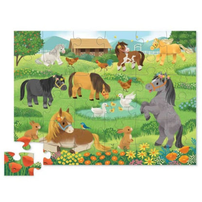 36-pc Floor Puzzle - Pretty Ponies