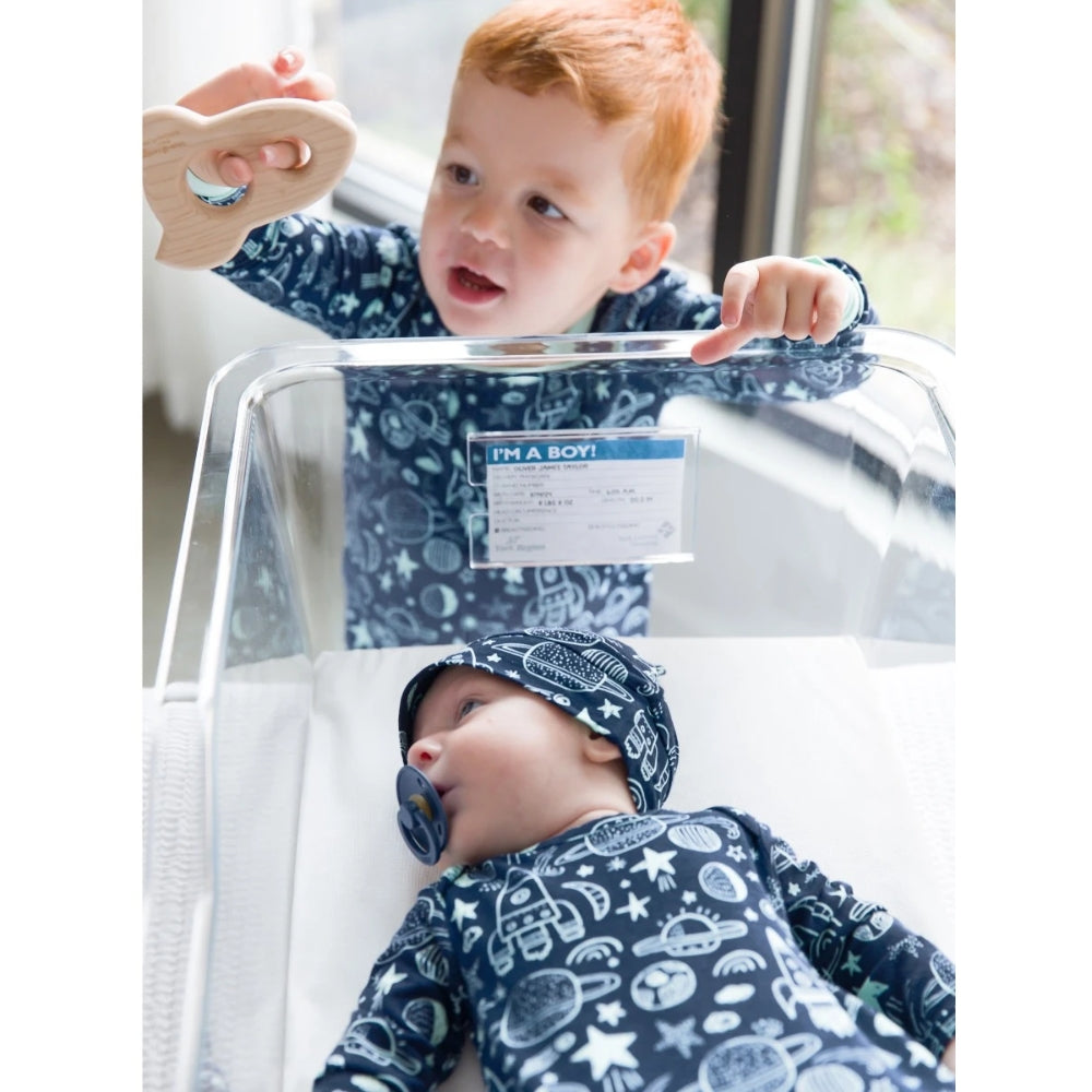 Pijama Espacio 1 Pieza con Sombrero Newborn-3m