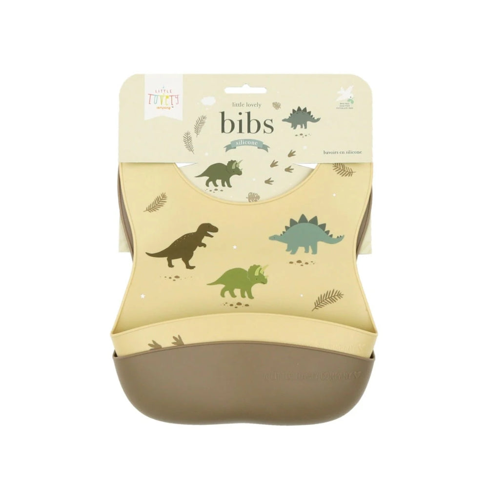 Silicone Bib Set of 2 - Set de 2 Baberos de Silicona