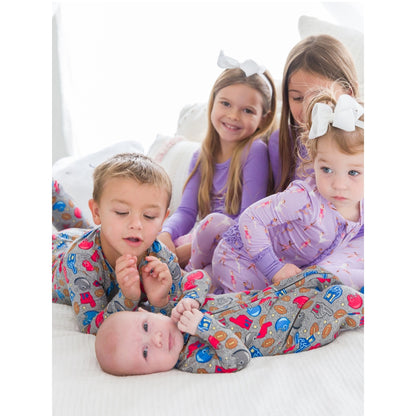 Pijama Futbol Americano 2 Piezas Manga Larga