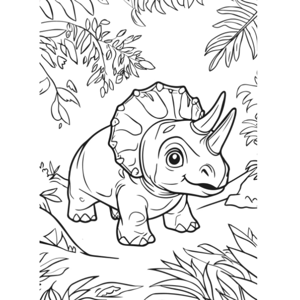 Dino-Mite XXL Coloring Book - Libro de Pintar XXL Dino