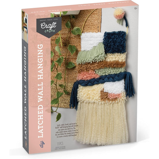 Manualidades de Trenzado y Tejido - Craft Crush Latched Wall Hanging Craft Kit