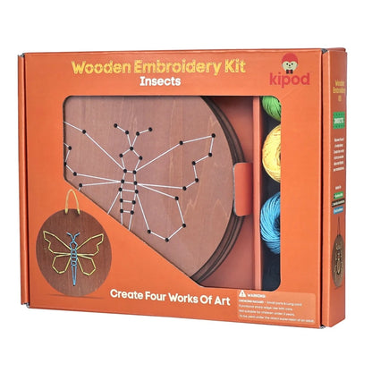 Kit de Bordado de Madera - Insectos