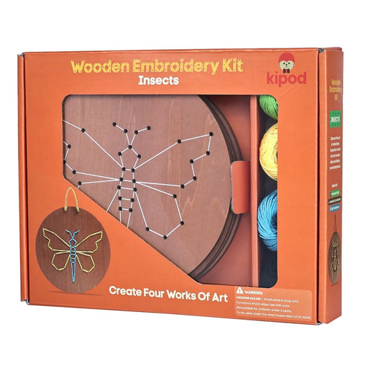 Kit de Bordado de Madera - Insectos