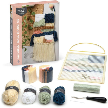 Manualidades de Trenzado y Tejido - Craft Crush Latched Wall Hanging Craft Kit