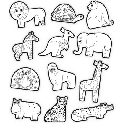 Coloring Stickers - Animals