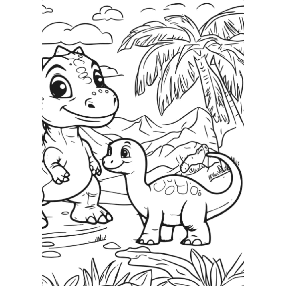 Dino-Mite XXL Coloring Book - Libro de Pintar XXL Dino
