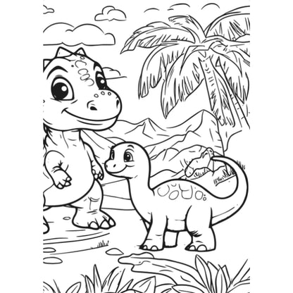Dino-Mite XXL Coloring Book - Libro de Pintar XXL Dino