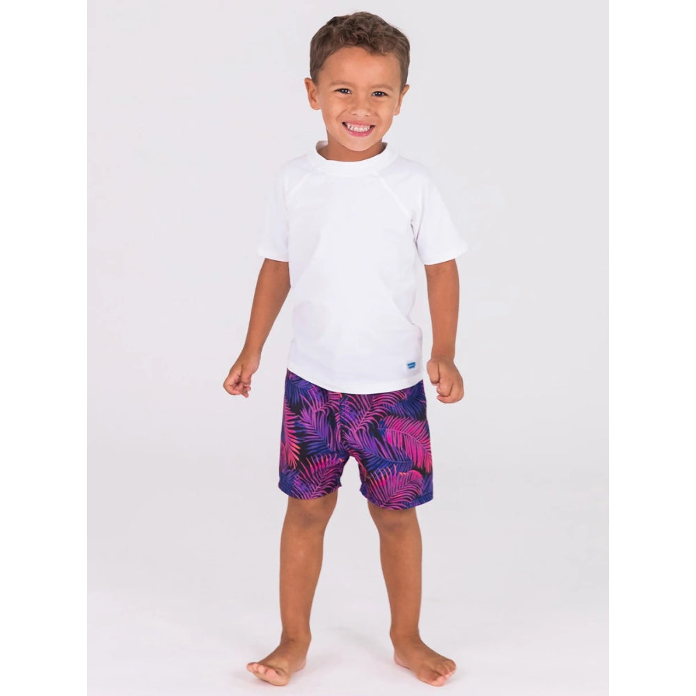 Vestido de Baño de Niño Palmeras Lila / Marine Glow
