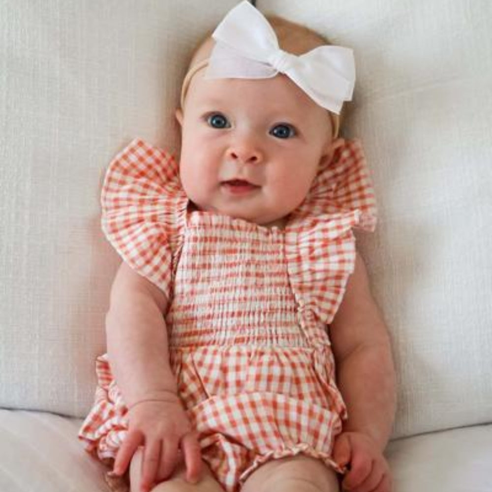 Set de Bombacho de Cuadritos Gingham con Cubre Pamper