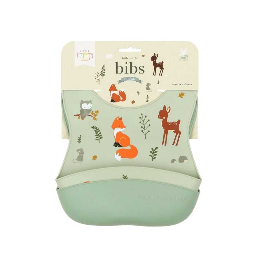 Silicone Bib Set of 2 - Set de 2 Baberos de Silicona