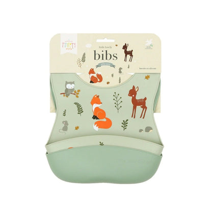 Silicone Bib Set of 2 - Set de 2 Baberos de Silicona