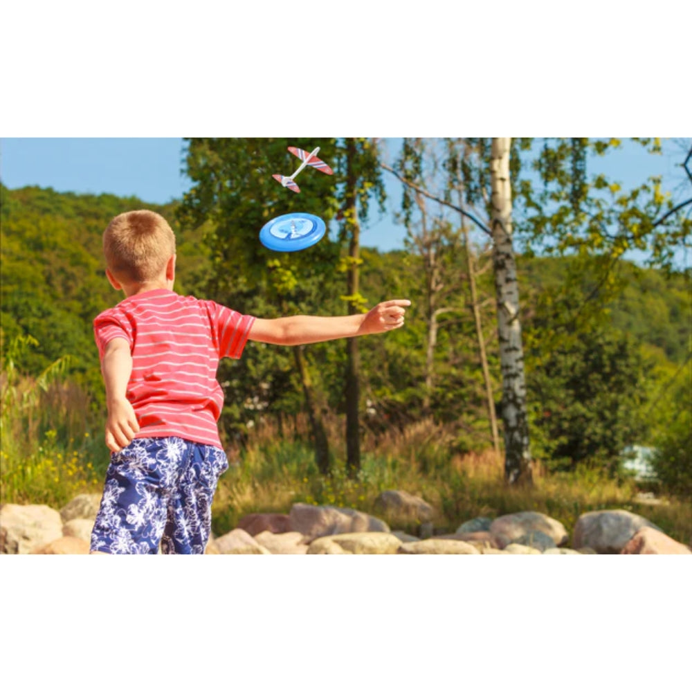 Sky High Flyer - Set de Avión Frisbee